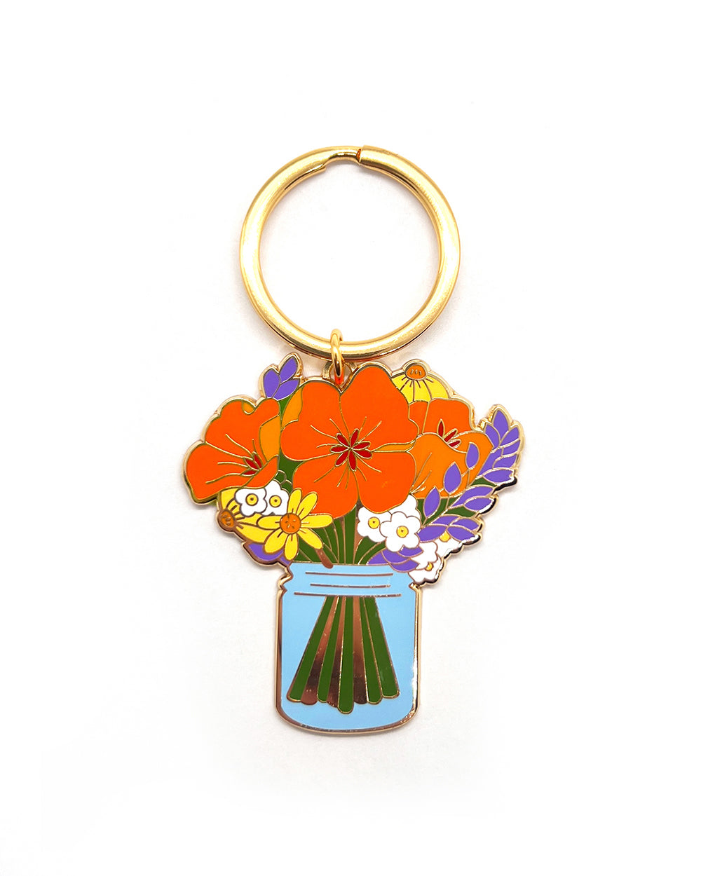 California Wildflower Keychain