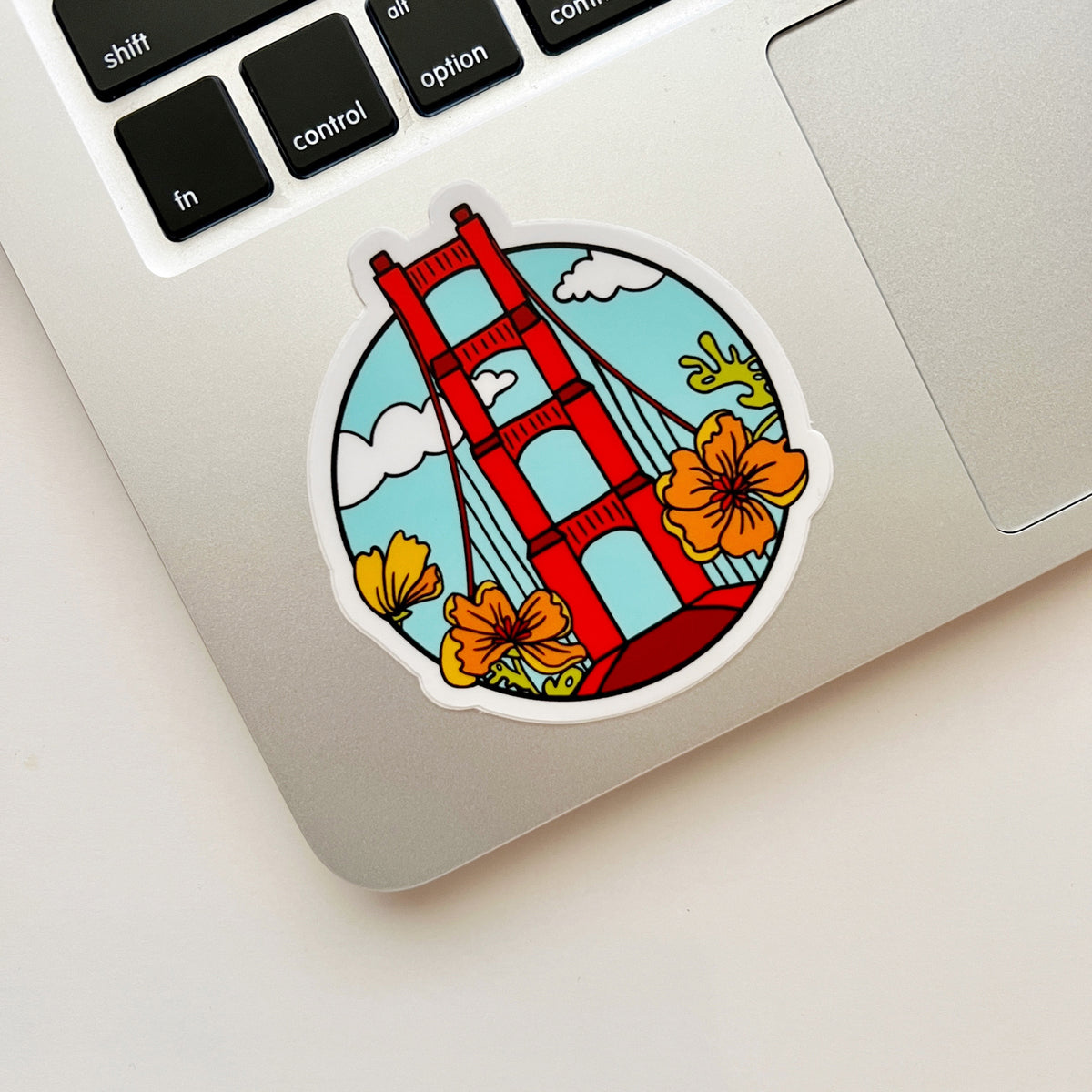 Bridge Sticker Golden Gate Bridge Sticker – Brenna Daugherty Illustration